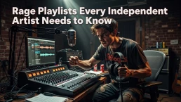 Professional header image for list-based article: Rage Playlists Every Independent Artist Needs to Know