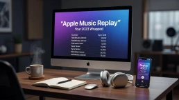 Professional header image for educational tutorial: Apple Music Replay Explained: What It Is and How to Use It